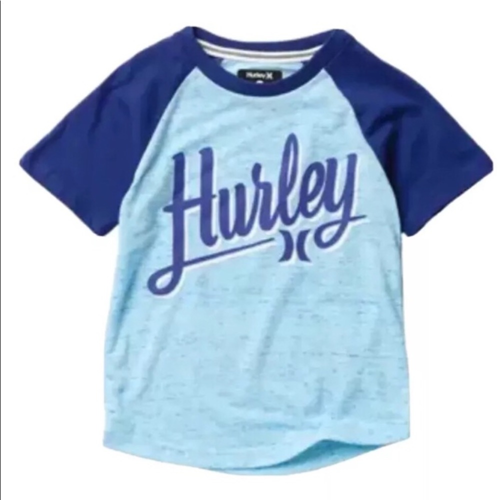 Hurley Raglan Script Logo Boys T-shirt 4